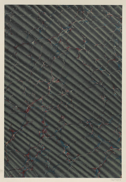 Wellenmarmorpapier 1872   1916
