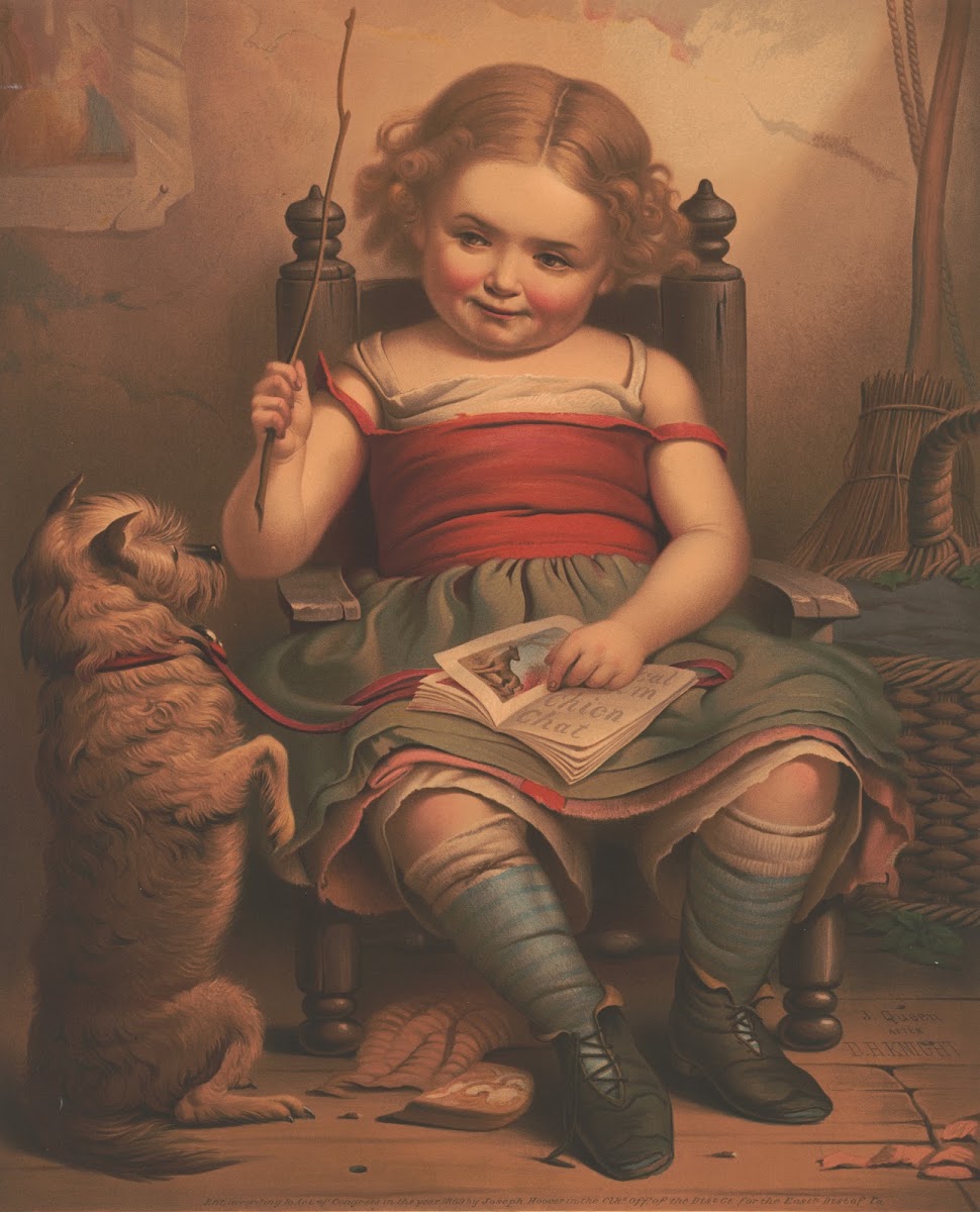 The bright little teacher after DR Knight 1869