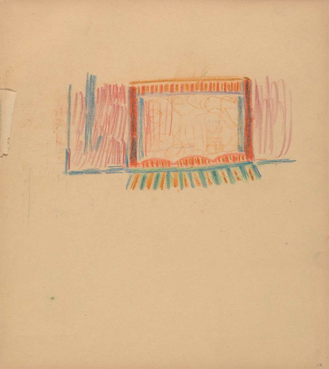 Cave of the Golden Calf Study for Stage 1912