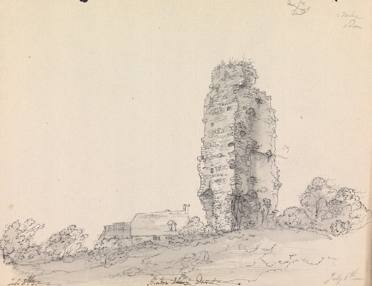 Bindon Abbey Dorset England 1792