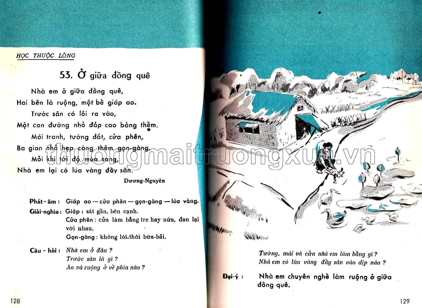 Tập đọc lớp ba (1966) - Trang 65