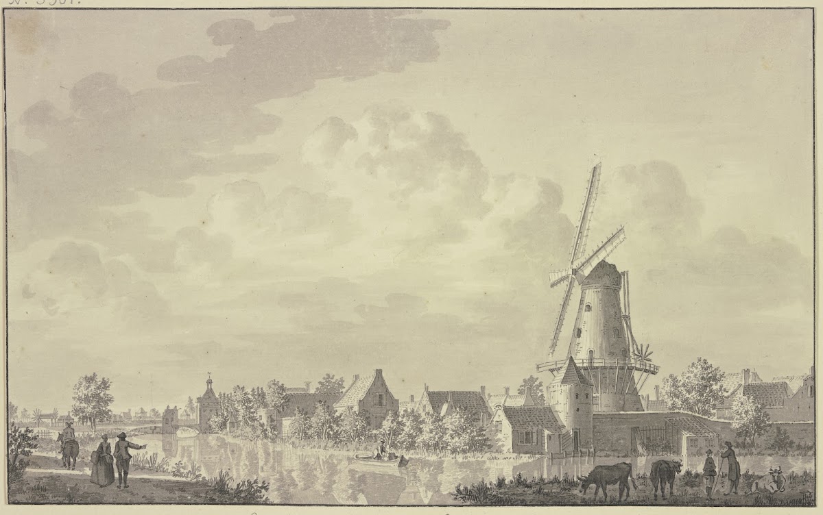 Buyten de Benscoper Poort te Uferflyn 1750