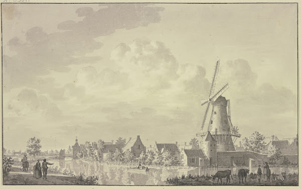 Buyten de Benscoper Poort te Uferflyn 1750