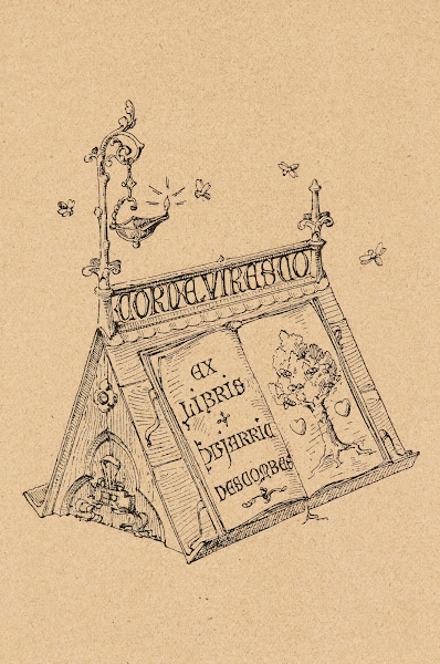 Bookplate Of Dujarric Descombes Corde Viresco