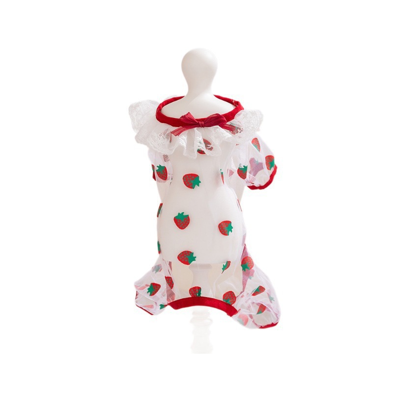 Cat Clothing, Mesh Fabric, Four Legs, Summer