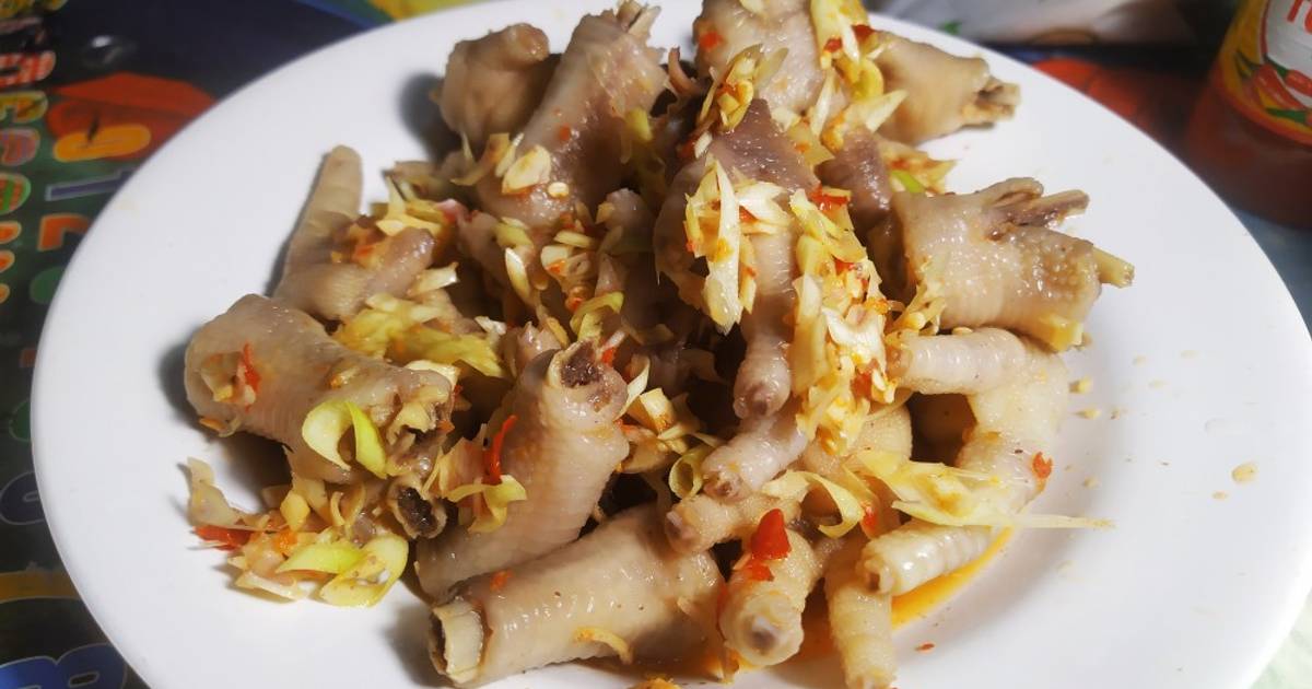 Chân gà lắc sả ớt 🌶🌶🌶
