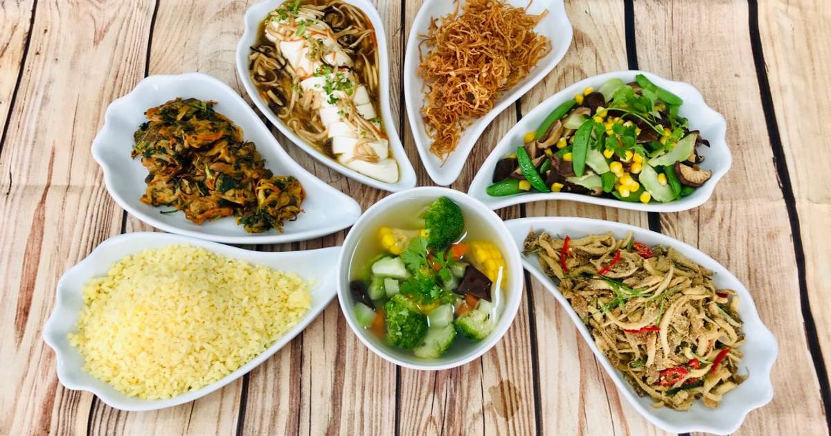 Mâm cơm chay ngày tết (số 3)