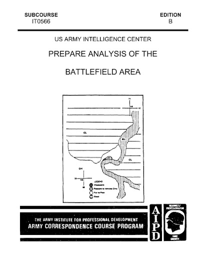 us army cc it0566 prepare analysis of the battlefield area