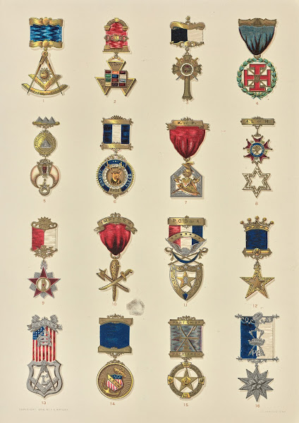 Society emblems Past officers jewels