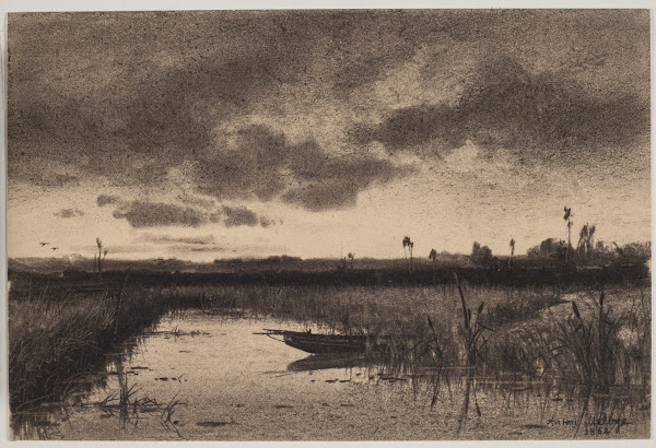 Landscape with a river 1862
