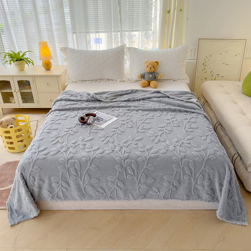 Soft throw blanket, solid color, various sizes
