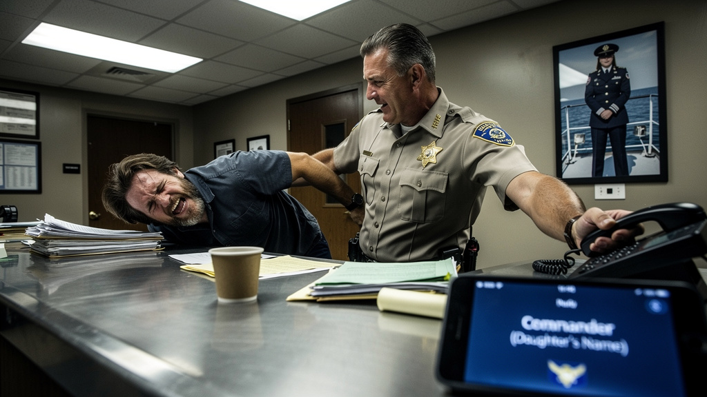 The Sheriff Threw The Veteran Into The Counter While Ordering Eggs Over His Blood