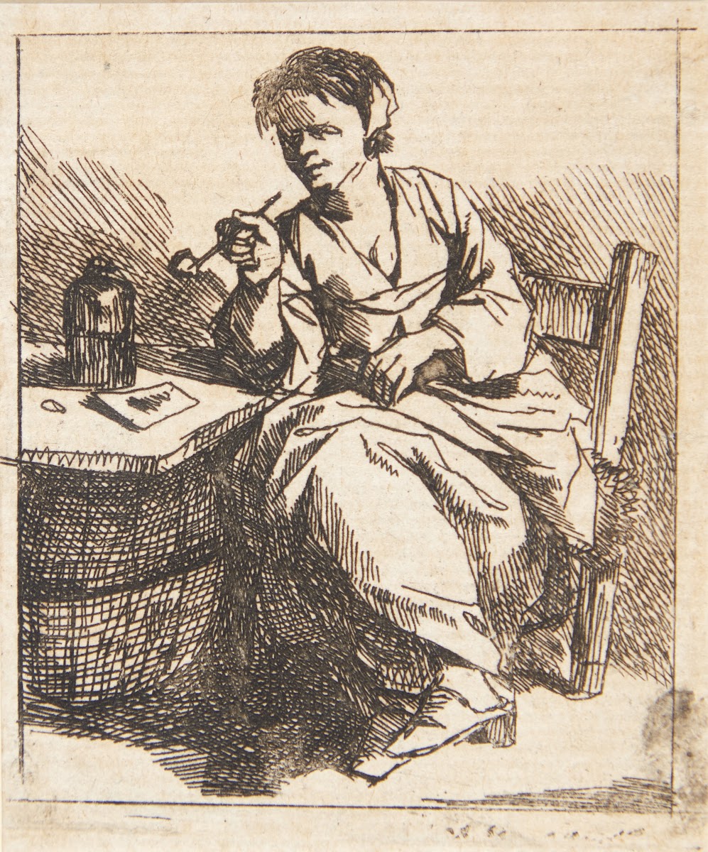 Rygende kvinde