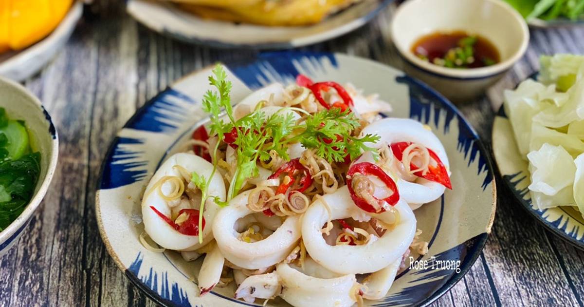 Mực Xào Sả Ớt