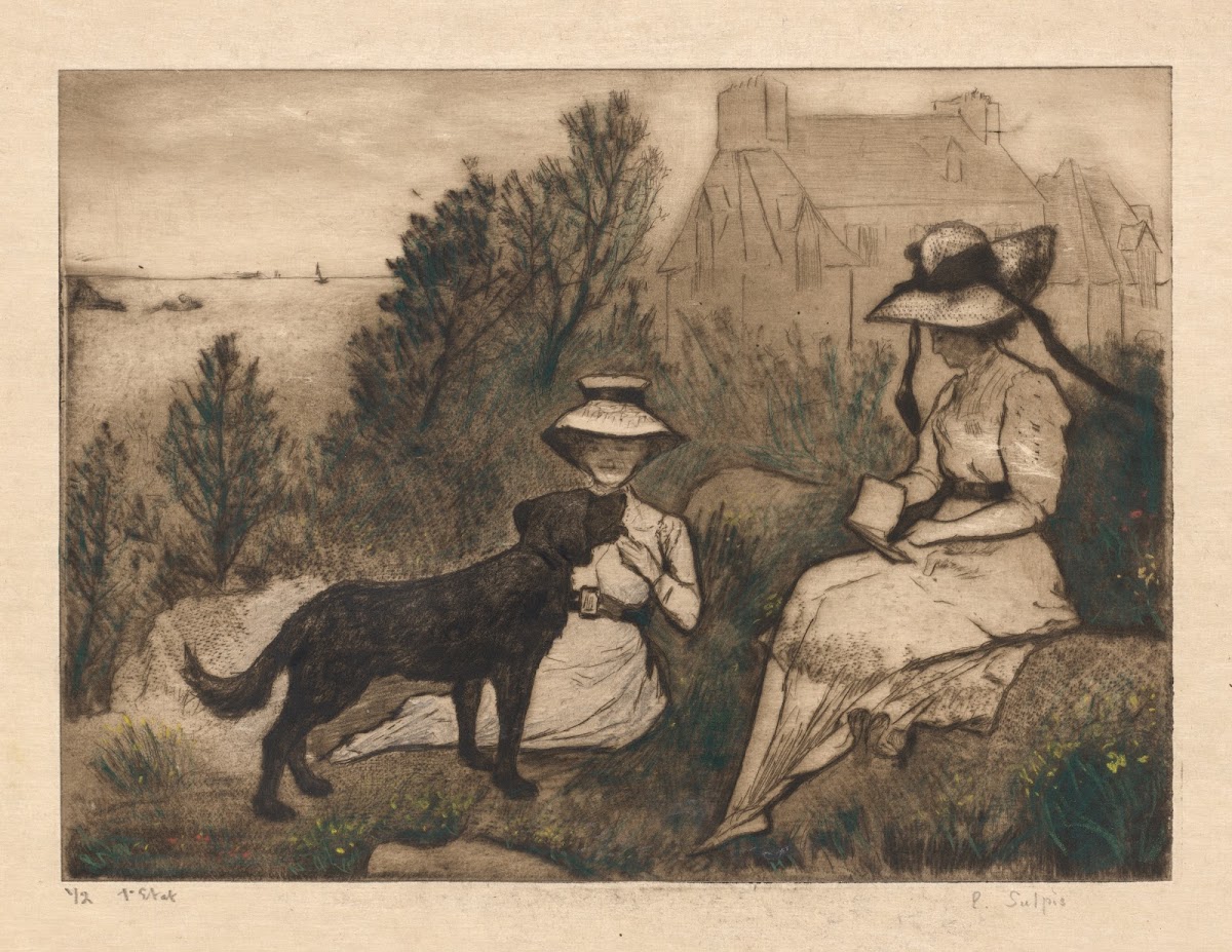 Au Jardin C 1900