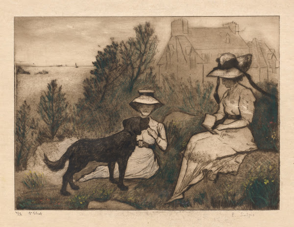 Au Jardin C 1900