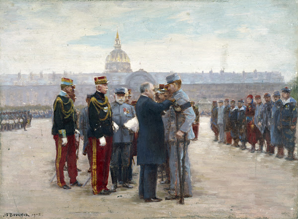 Remise De Décorations Sur Lesplanade Des Invalides Par Le Président Poincaré Le