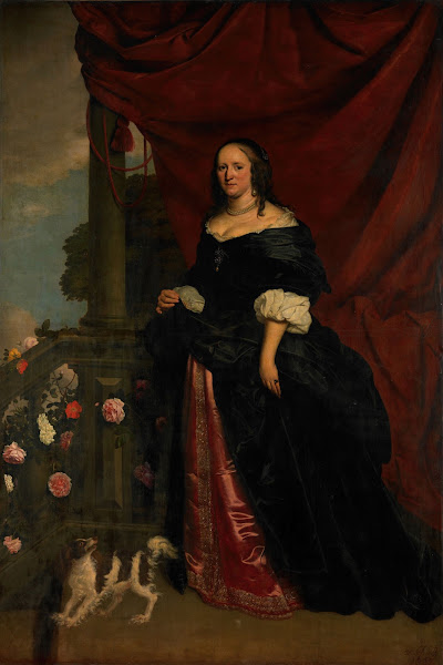 Portrait of a Woman probably Sophia Anna van Pipenpoy c 1618 70 Countess of Sche