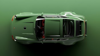 Green Porsche Wallpaper