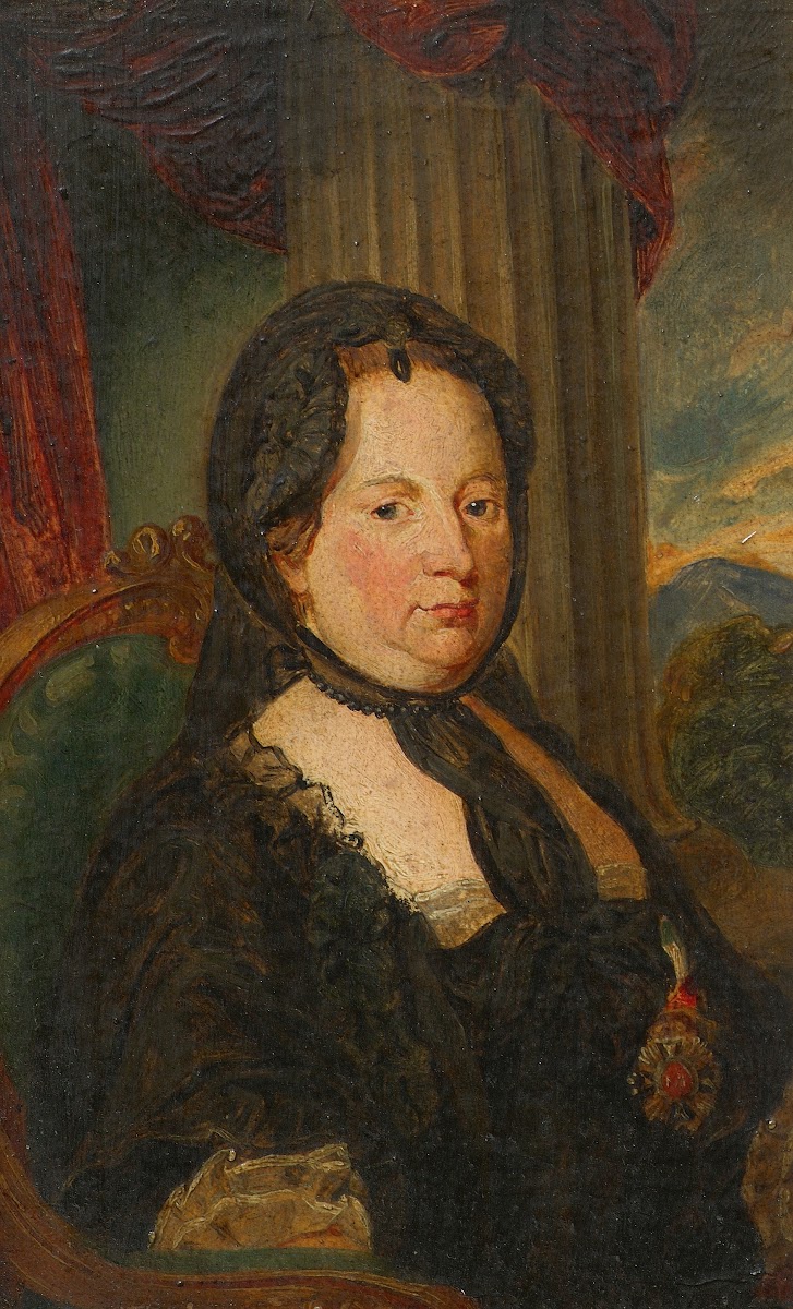 Kaiserin Maria Theresia in Trauertracht