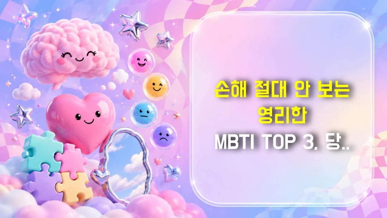 손해 절대 안 보는 영리한 MBTI TOP 3, 당신도 포함?