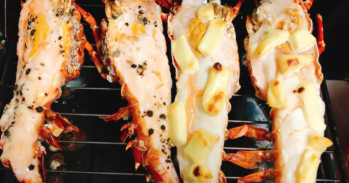 Tôm (hùm) nướng phô mai/mắm tiêu