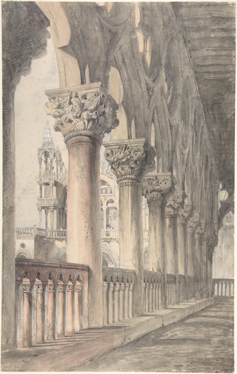 Loggia of the Ducal Palace Venice 184950