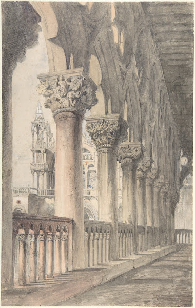 Loggia of the Ducal Palace Venice 184950