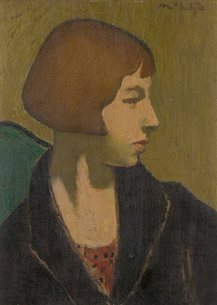 Woman in black jacket circa 1917