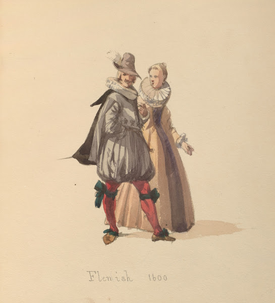 Sketches of costume Pl058 1842