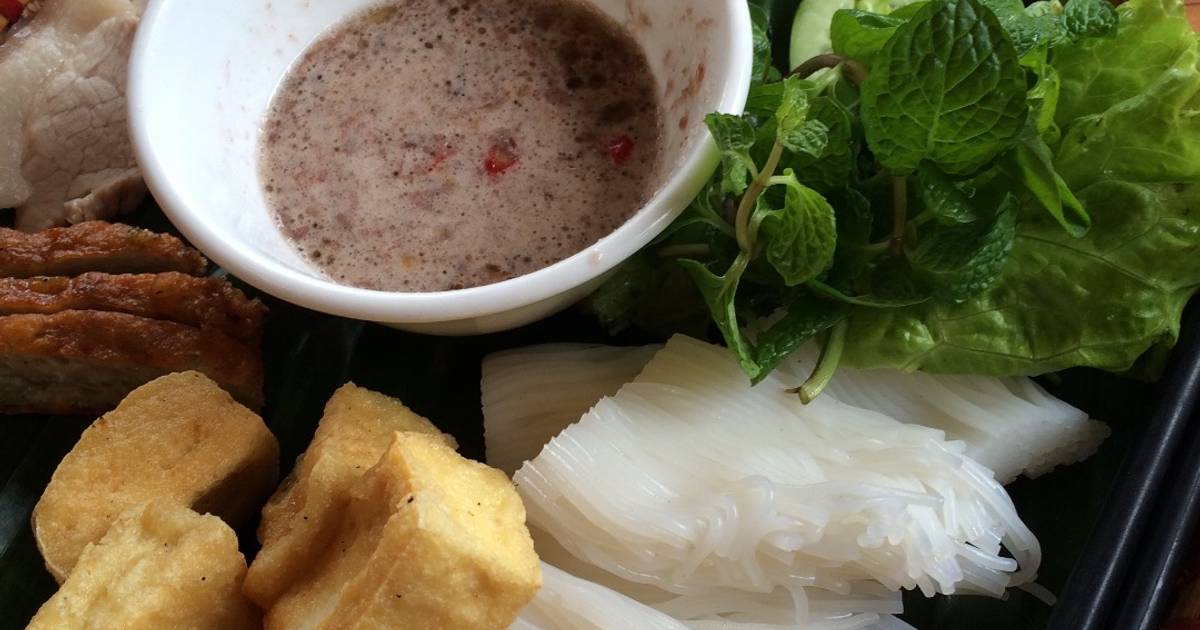 Bún đậu mắm nêm