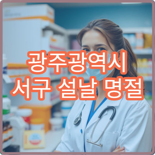광주광역시 서구 설날 명절 내과 연휴 진료 병원 감기·몸살 치료 가능