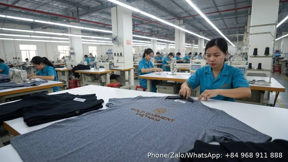 T-Shirt Factory - Gold Garment Vietnam