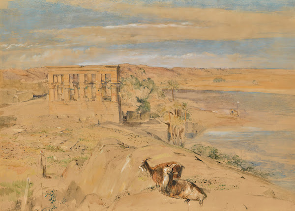The Hypaethral Temple At Philae Upper Egypt