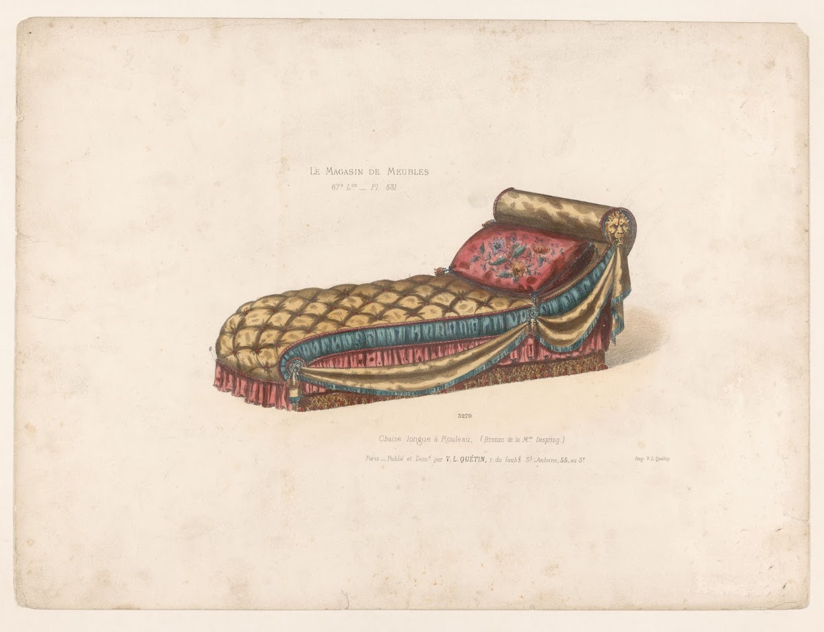 Chaise longue à Rouleau 1832   1904
