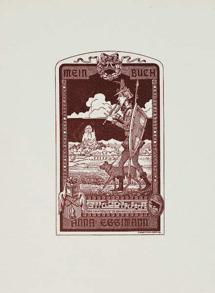 Bookplate Mein Buch Anna Eggimman 1909