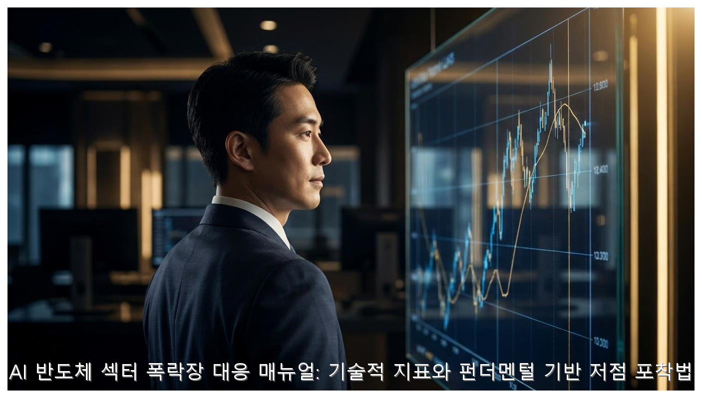 AI 반도체 섹터 폭락장 대응 매뉴얼: 기술적 지표와 펀더멘털 기반 저점 포착법 핵심 안내 및 분석 인포그래픽 (4)