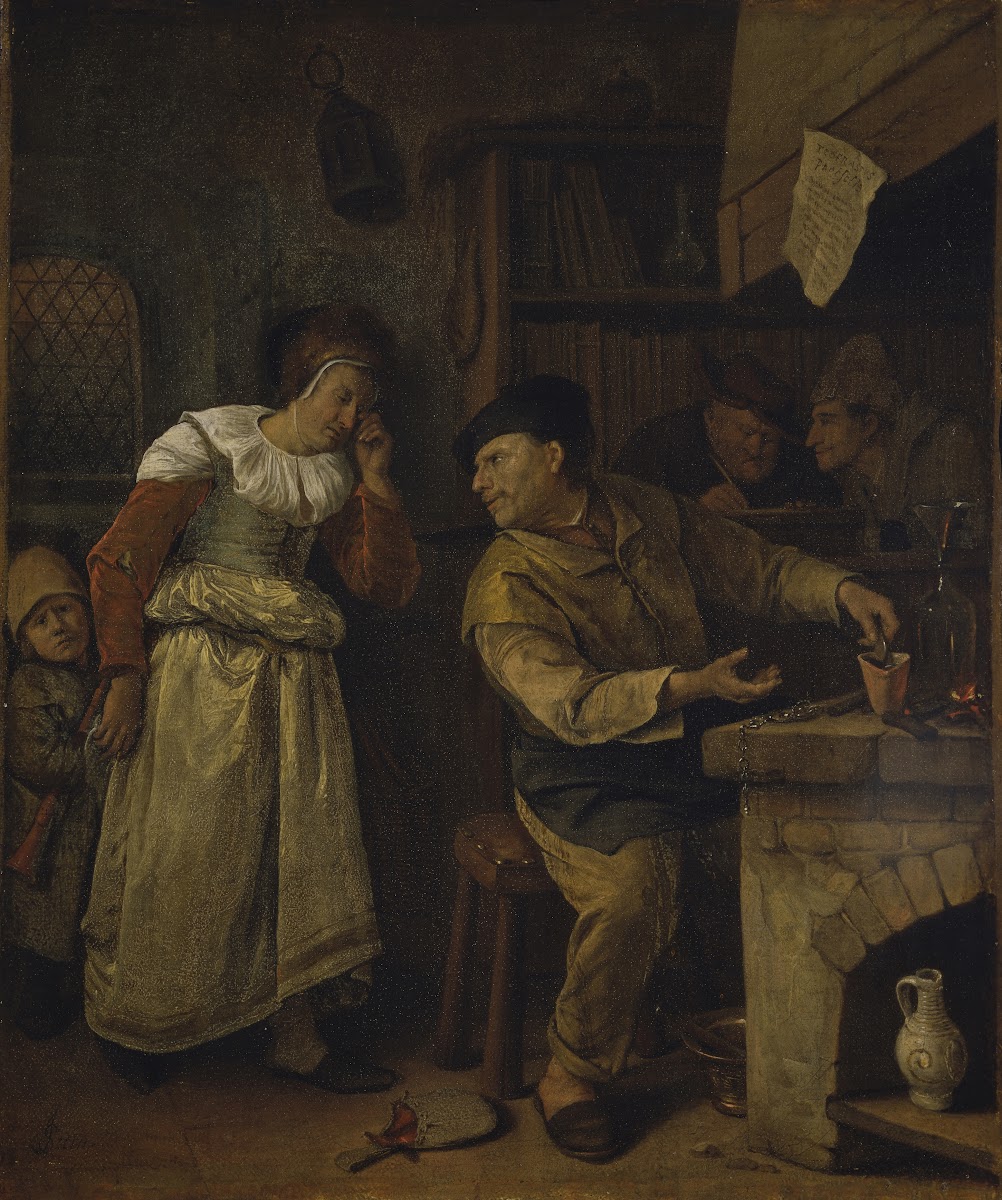 A Goldsmith Melting Down a Womans Jewellery in the Presence of a Notary The Alch