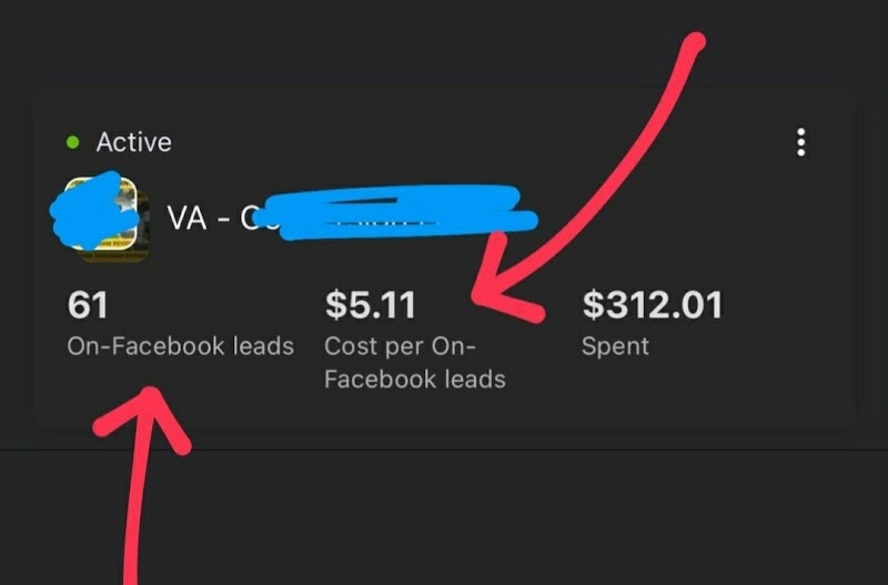 VA loan Facebook ad campaign creative