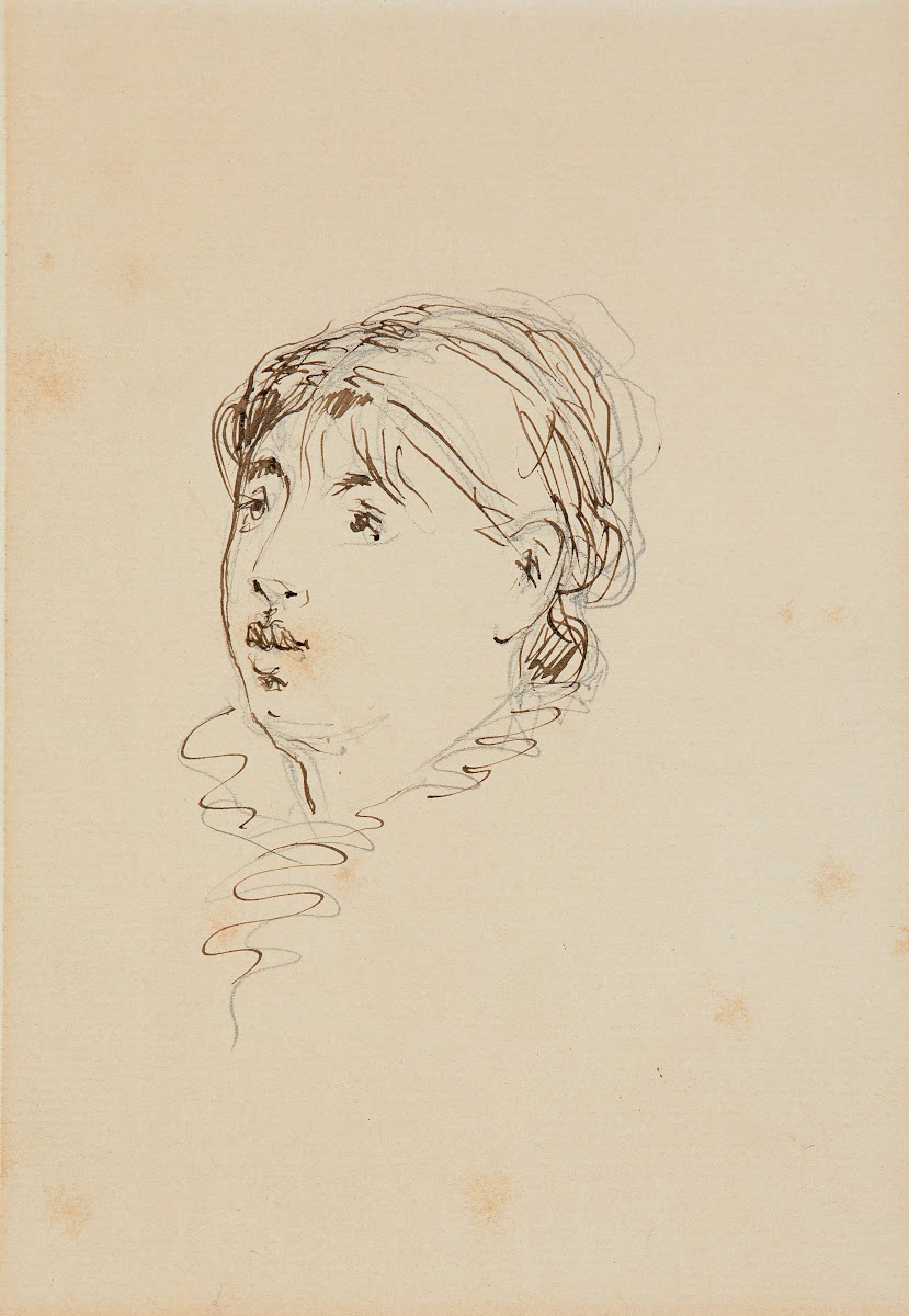 Tête de Marie Colombier 1880