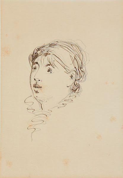 Tête de Marie Colombier 1880