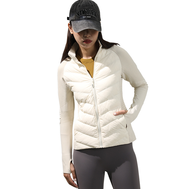 Women's Down Jacket, White Goose Down, Slim Fit
