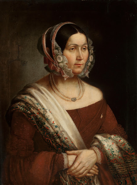 Portrait of Józefa Szemetyłło née Klimontowicz 17981861 1845