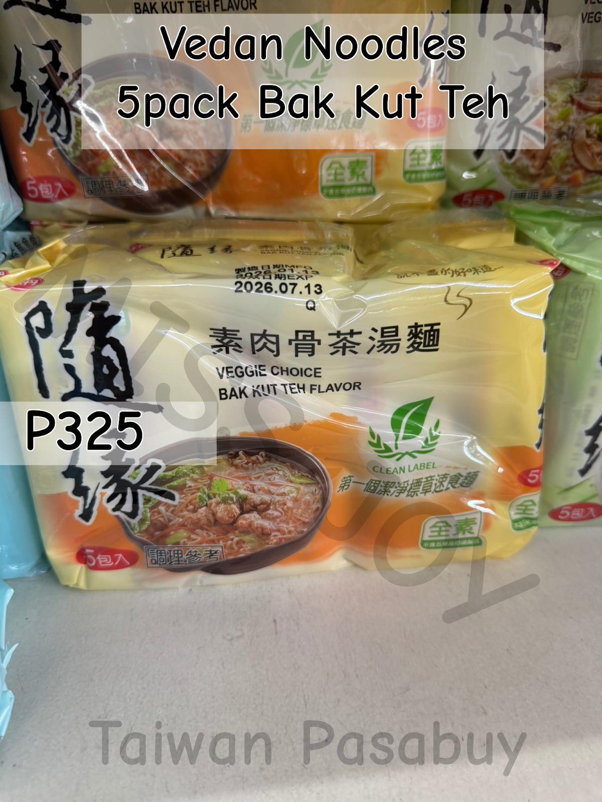 Vedan Noodles 5pack Bak Kut Teh