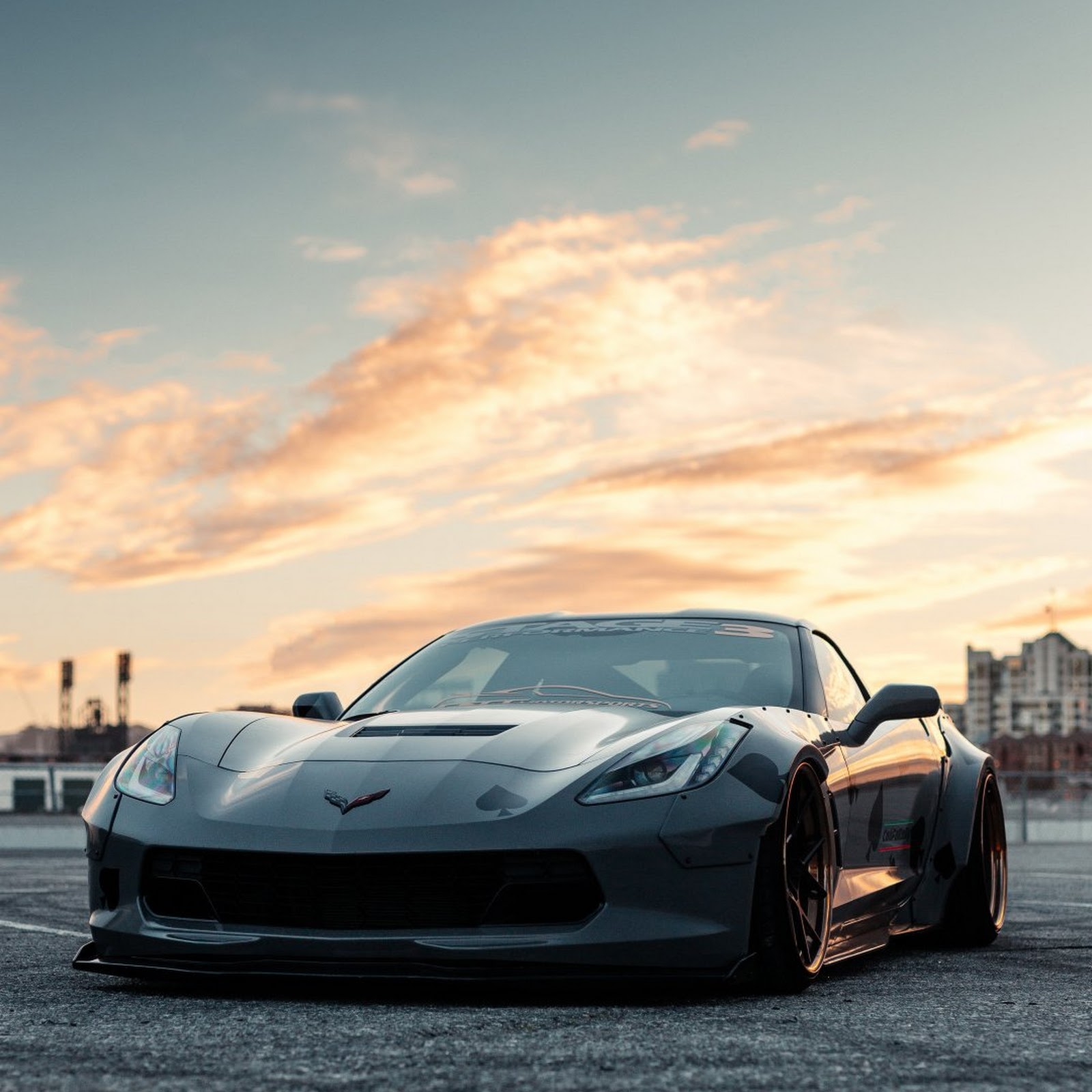 Download Road, Supercar, Sports Car, Cars, Chevrolet Corvette Zr1 C6 Full HD iPhone