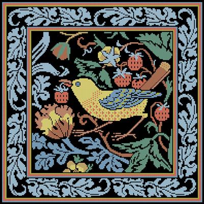 CMP 330090 The Bird Pillows Srtawberry Thief