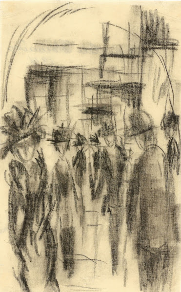 Straßen Passanten 1914
