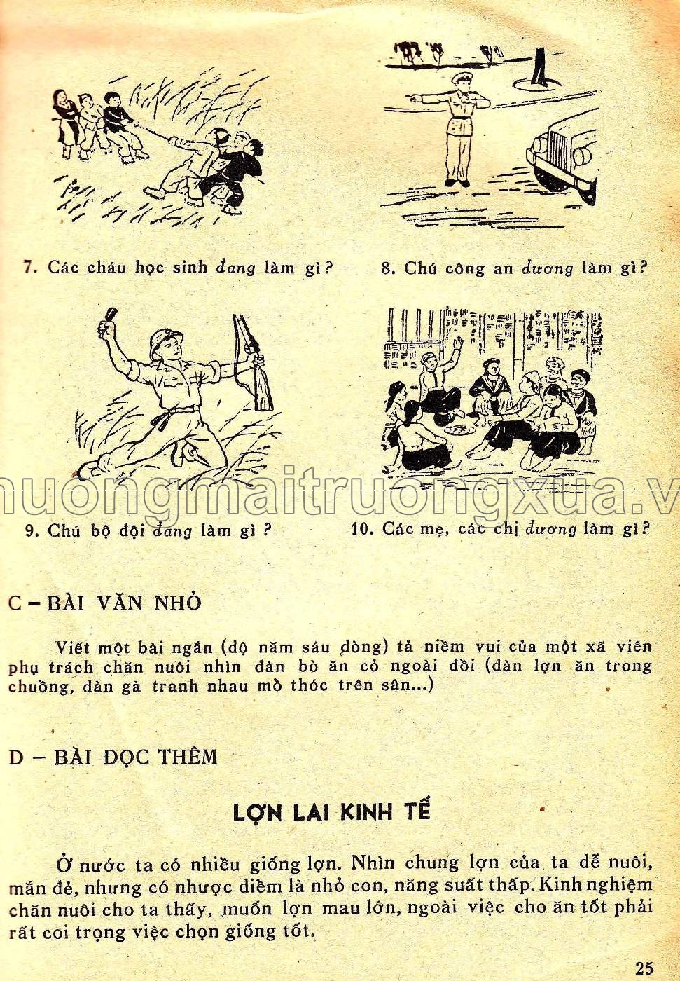 Sách học tiếng Việt ( tập 3 - 1978) - Trang 176
