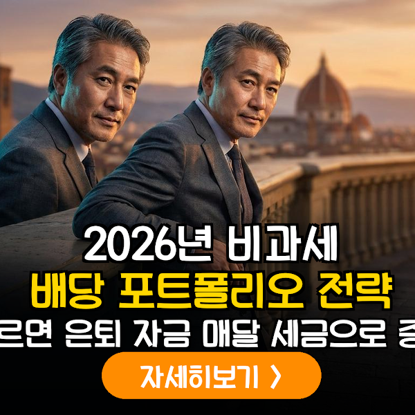 2026 비과세 배당주 전략: 세금 0원 은퇴 통장 만들기