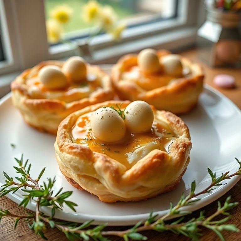 Delicious Puff Pastry Easter Nests for a Sweet Celebration – Easy & Homemade Delight